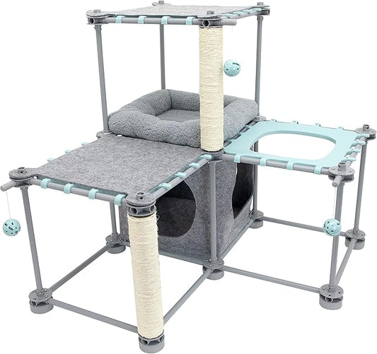 Kitty City Claw Mega Kit 2.0 Furniture, Cat Cushion, Cat Scratch by KittyCity