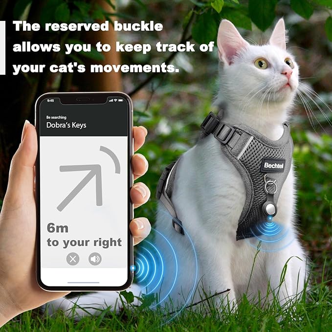 Cat Harness and Leash Set for Walking Escape Proof, Adjustable Soft Kittens Vest - Image 3