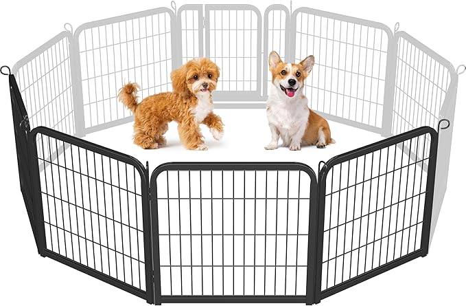 Yaheetech Dog Playpen, 24 inch 4 Panels Dog Pen by Unknown