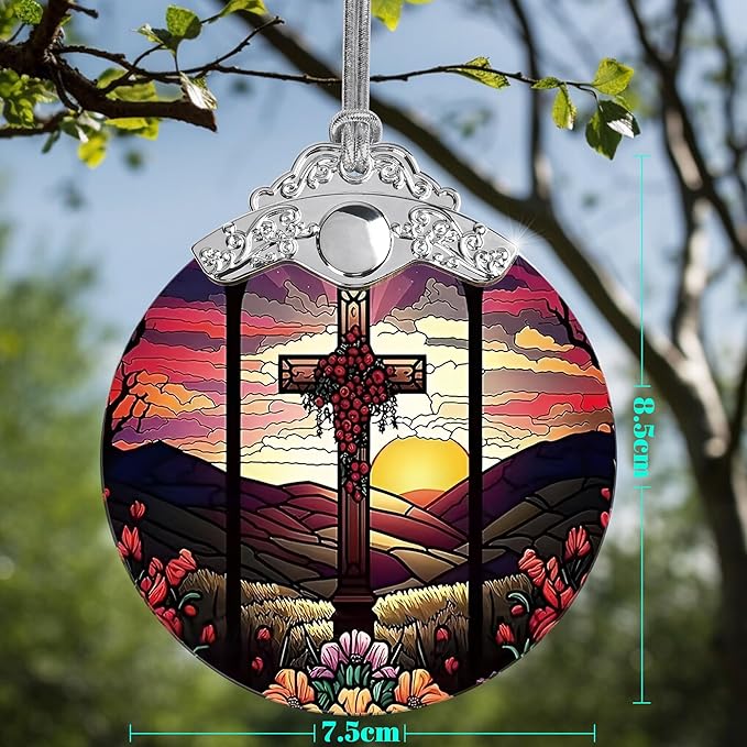 Jocidea Cross Christmas Ornament - Image 2