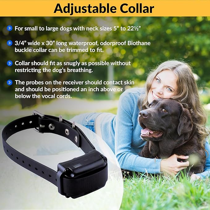 Educator BarkLess Pro Dog Bark Collar – Rechargeable Waterproof Anti-Bark - Image 4