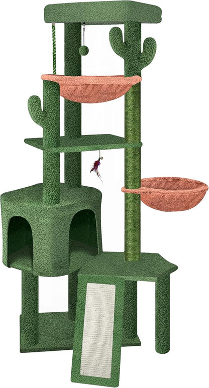 Wang Xin Four Layer Big Cat Tree by Unknown