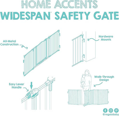 Regalo Safety 56-74.5" Super Wide Baby Gate - Image 6