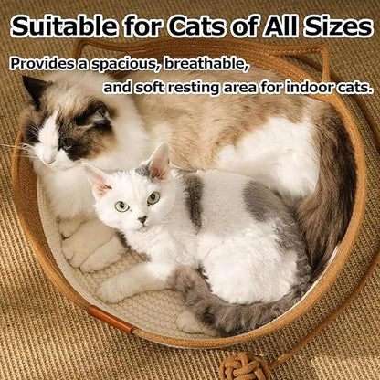 Instinct Basket, Stimuli Handwoven cat Basket Rope Cotton - Image 4