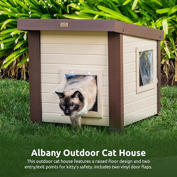 New Age Pet ECOFLEX Albany Outdoor Cat House - Image 6