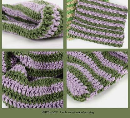 Crochet Hats for Women Cat Beanie Vintage Beanies Women Fox Hat Grunge - Image 6