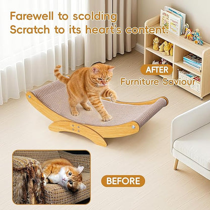 Extra-Larger Cat Scratcher Bed for Indoor Cats - Image 6