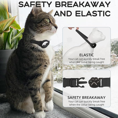 AirTag Cat Collars, Stretchy Collar - Image 4
