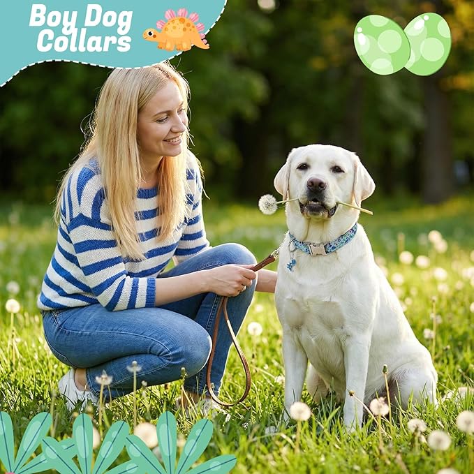 3 Pack Dinosaur Dog Collars for Small Dogs Cute Dog Collars - Image 5