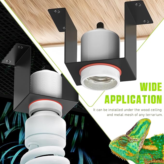 Reptile Ceramic Socket, Heat Lamp Holder - Image 3