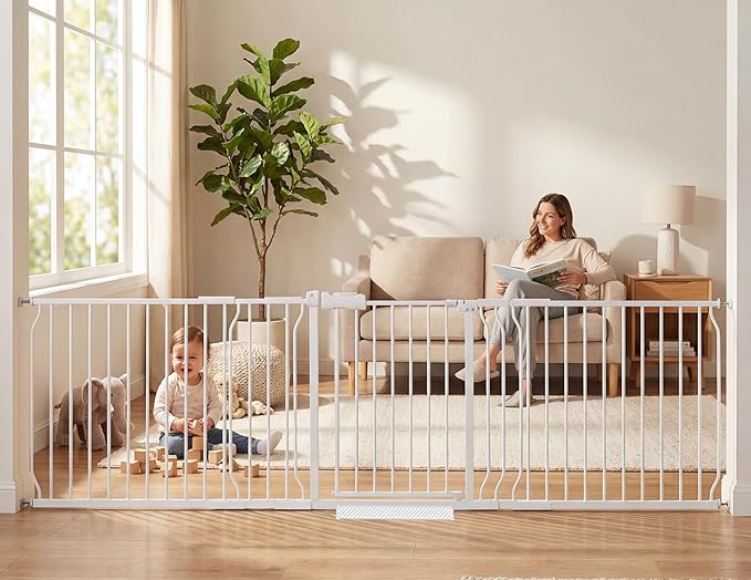 Extra Wide Baby Gates Large Long Dog Gates by COSENDBABYGATE