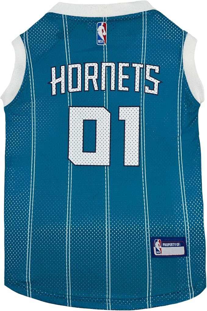 Pets First NBA Charlotte Hornets Dog Jersey, Large by PETSFIRST