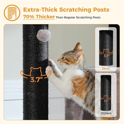MUTTROS Large Cat Tree with Reinforced Scratching Posts - Image 3
