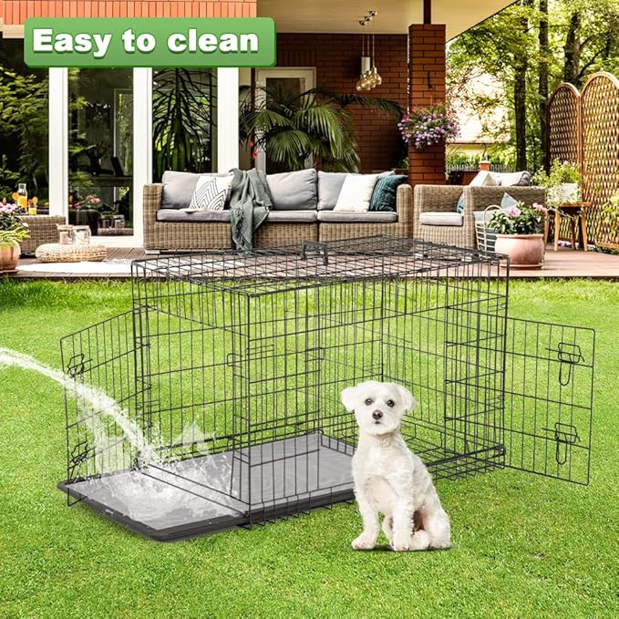 BestPet | Dog Crate | 36" | Black | Foldable Metal Kennel - Image 6