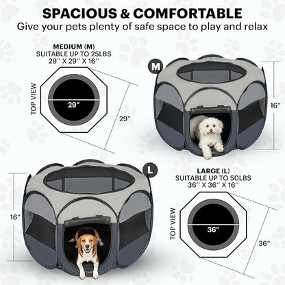 LAFYETTE - USA Based, Dog Cat Playpen, Puppy Kitten Pet Playpen Indoor Outdoor - Image 6