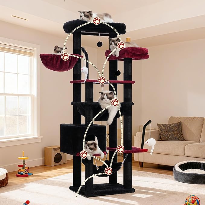 Gitelsnour Gothic Cat Tree, Cat Tower - Image 6