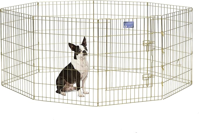 MidWest Homes for Pets 30-Inch Exercise Pen, for Indoor and Outdoor Use by MidWestHomesForPets