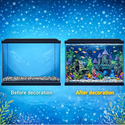 Mechpia 13 Pieces Aquarium Decorations Kit, Fish Tank Decorations Set Small - Image 4