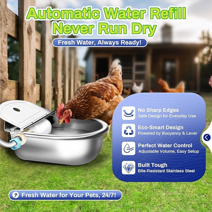 Ademon Automatic Animal Drinking Water Bowl - Image 7