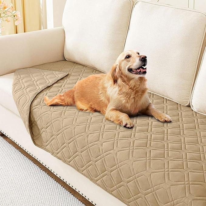 hyha Waterproof Dog Bed Blanket, Soft Pet Blankets, Waterproof Couch Cover by hyha