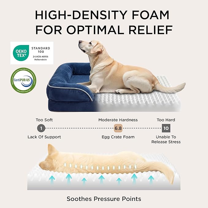 Bedsure Jumbo Orthopedic Dog Bed - Image 3