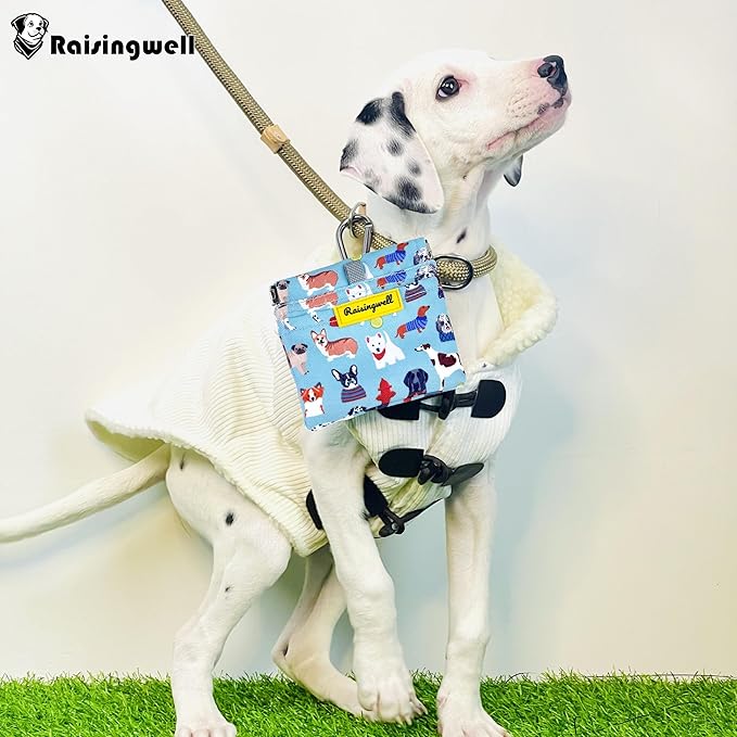 Dog Treat Pouch, Cotton Pocket Sized Training Holder, Hand Free Walking Funny - Image 6