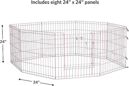 MidWest Homes for Pets 24-Inch Exercise Pen, for Indoor and Outdoor Use - Image 5
