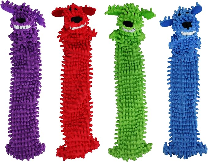Multipet's 12-Inch Floppy Loofa Light Weight No Stuffing Dog Toys - Image 2