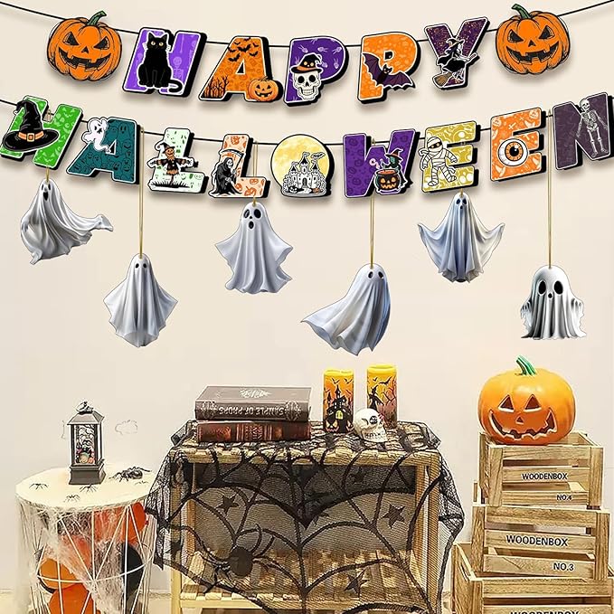 6 Pcs Halloween Hanging Ornaments - Image 4
