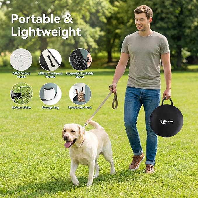 Dog Playpen, Cat Pet Puppy Pen, Portable Playpens - Image 4
