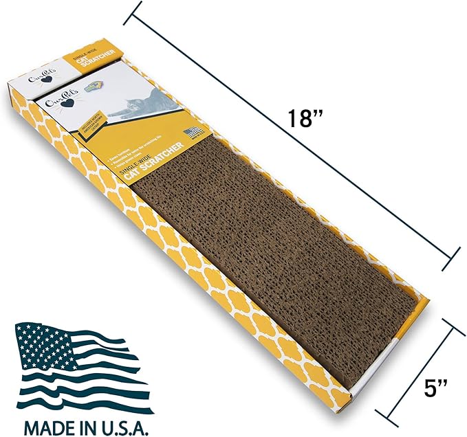 OurPet's Straight and Narrow Single Wide Reversible Cat Scratcher - Image 3