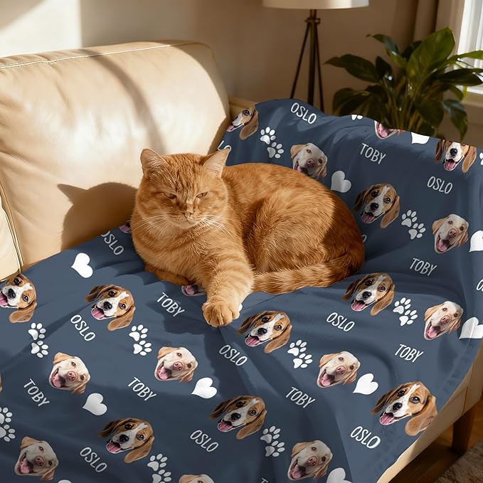 Personalized Pet Blanket with Photo & Name – Custom Dog Blankets - Image 6