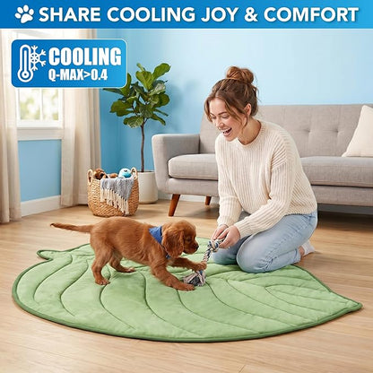 PetAmi Dog Cooling Mat, Leaf Shape, Pet Pad - Image 6