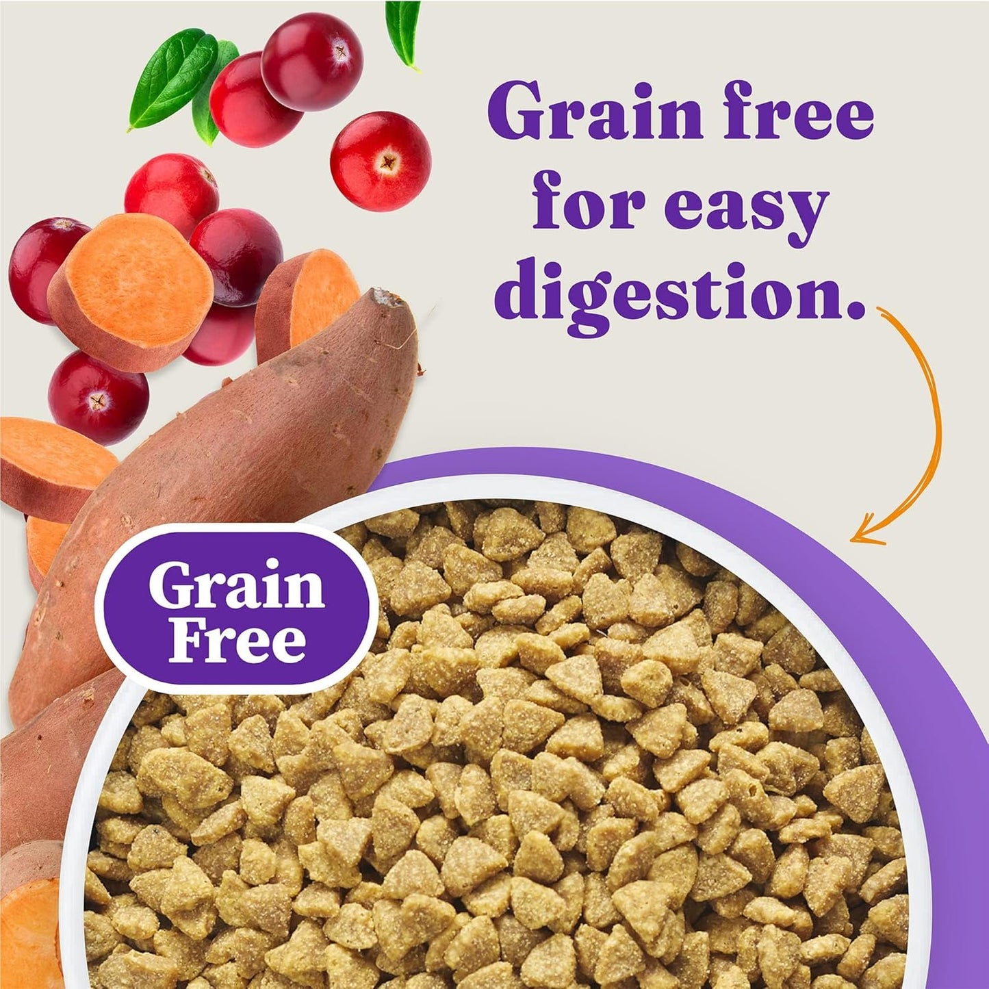 Halo Holistic Cage Free Chicken Cat Food, Grain Free Dry Cat Food, For Healthy Weight Support, Kibble for Indoor Cats, 3 lb Bag