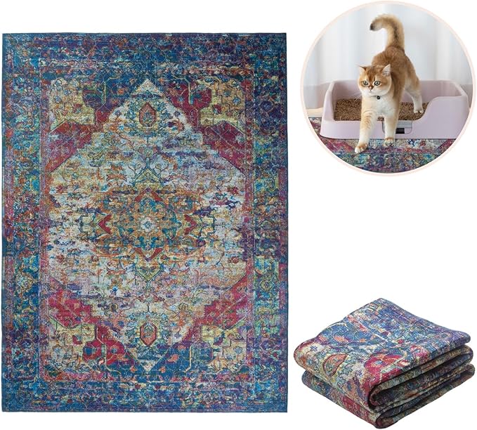 Lovewag Pets Cat Litter Mat 2 Pack - Image 2