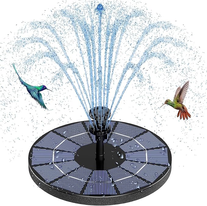 AISITIN Solar Fountain with 3.5 W Solar Panel, Solar Fountain by AISITIN