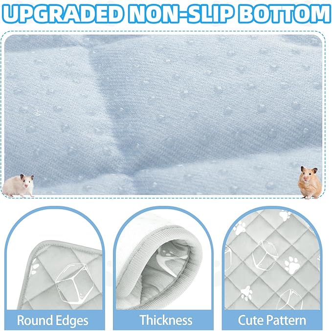 Homimp Summer Cooling Mat for Small Animals, Washable Rabbit Cool Pad, - Image 4