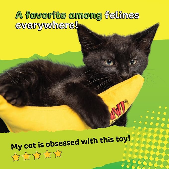 Yeowww! Catnip Chi-CAT-a Banana Toy - Image 10