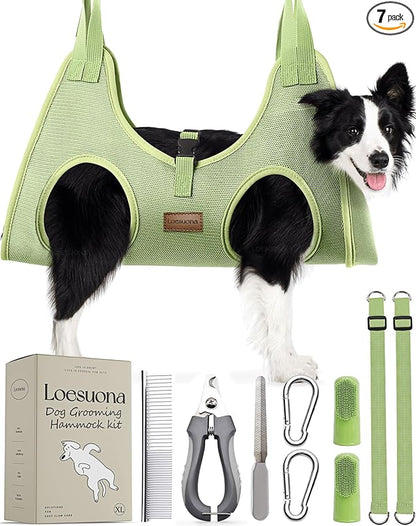 Dog Grooming Hammock – for Dogs Cat Grooming Hammock, Dog Sling for Nail by Unknown