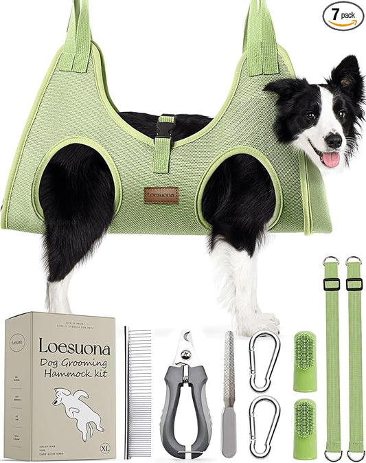 Dog Grooming Hammock – for Dogs Cat Grooming Hammock, Dog Sling for Nail by Unknown