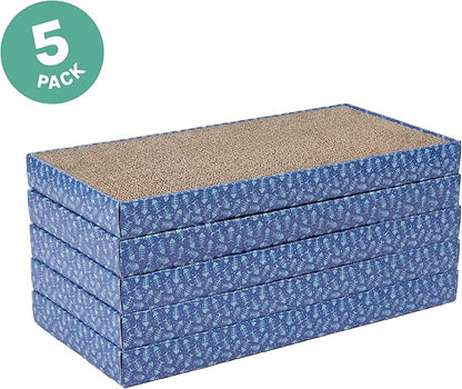 Kitty City 5-Pack XL Double Sided Corrugate Cat Scratcher Pads - Image 2