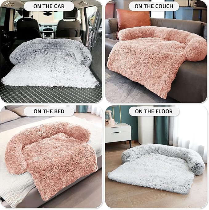 GGIB Calming Dog Bed Fluffy Plush Dog Mat - Image 6
