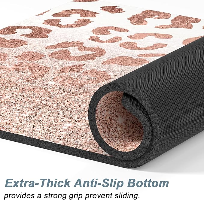 Rnivvi Dog Food Mat, Cute Anti-Slip Rubber Pet Feeding Rug Protect Floors - Image 4