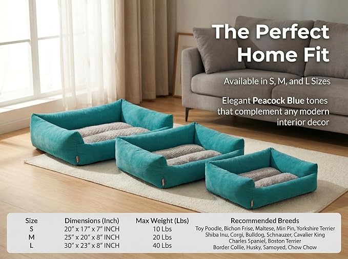 Cat Beds for Indoor Cats Washable, Small Dog Bed for Small Dogs, Orthopedic Dog - Image 3