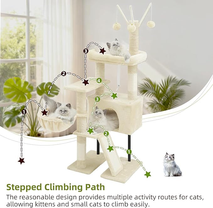 Gitelsnour Cat Tree for Indoor Cats, Cat Tower - Image 2