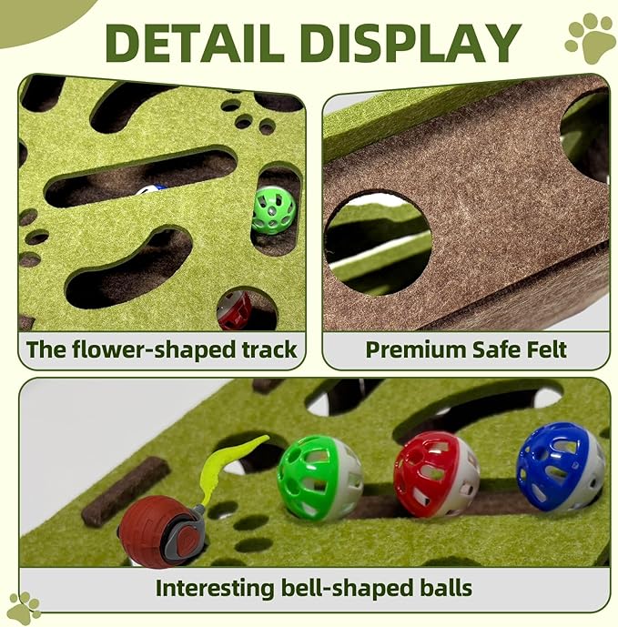 Interactive Soft Felt Cat Puzzle Toy - Image 5