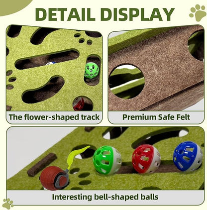 Interactive Soft Felt Cat Puzzle Toy - Image 5