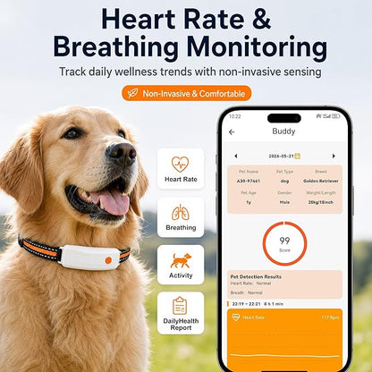 4G LTE GPS Pet Tracker & Virtual Fence, Real-Time Location, Heart Rate & - Image 8