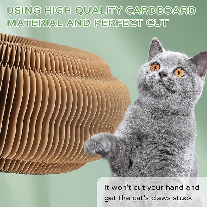 Goosheep 2Pack Kitty Kurlz Magic Organ Cat Scratching Board Kitty Curls - Image 9