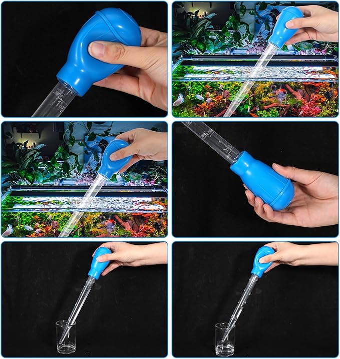 Aquarium Cleaning Dropper, 30ml Aquarium Clean Pipette Dropper, Manual Fish - Image 6